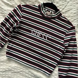 guess originals 1981 vintage mockneck crop top